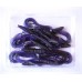 Силиконовая приманка на хищную рыбу, Taipan Crazy Sweep, 2,5 дюйма, 12шт/уп, цвет №04 Violet